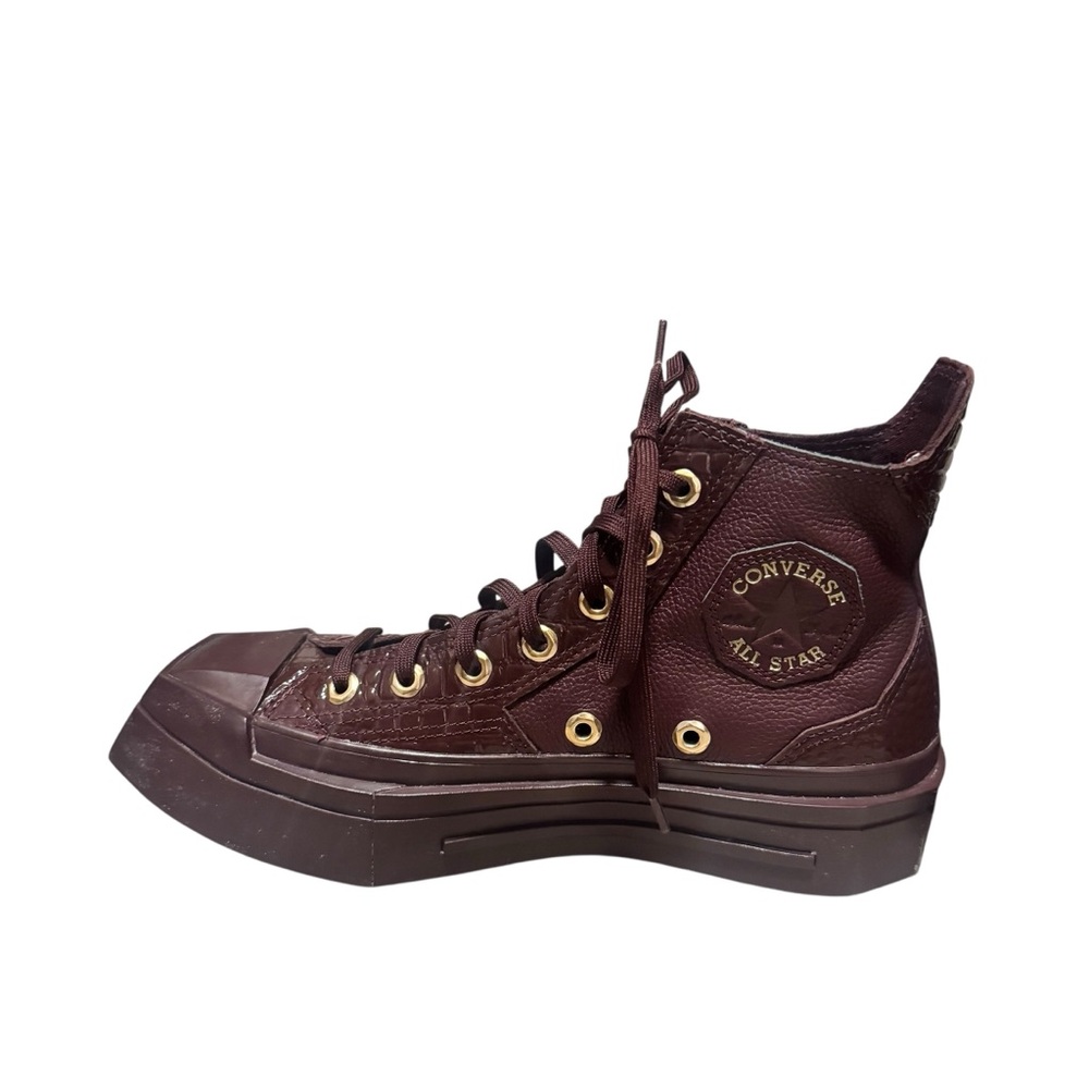 Converse Women's Chuck 70 De Luxe Squared Croc-embossed Leather Limited Size 8.5 - Picture 5 of 8